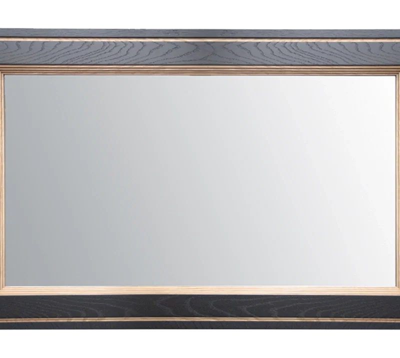 3Ditional Black and Original Oak Mirror TV Frames