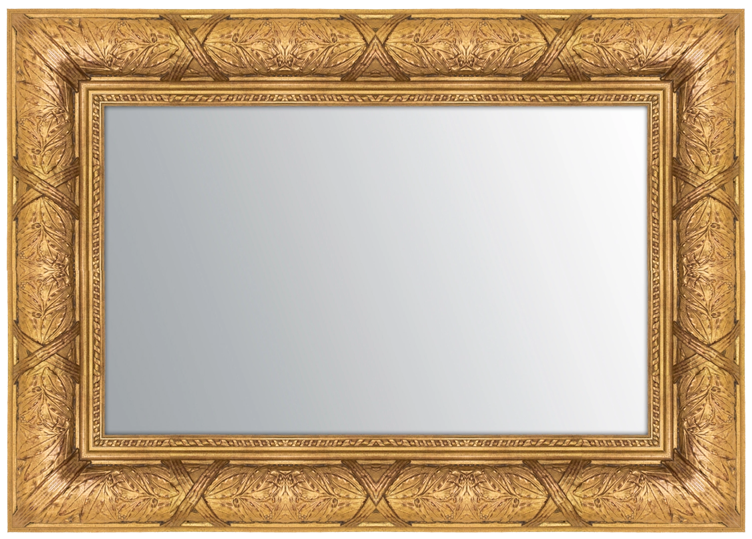 Exquisite Gold Mirror TV Frame