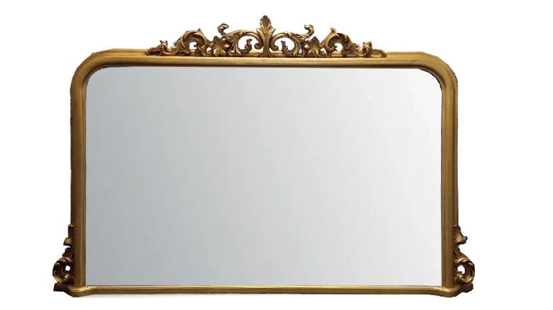 Overmantel Mirror TV Frame