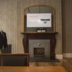 Overmantle Mirror TV Frame Saville Row