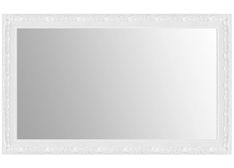 Parma Chabby Chic White Mirror TV Frame