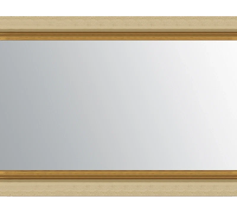 Senelar Ivory Gold Mirror TV Frame