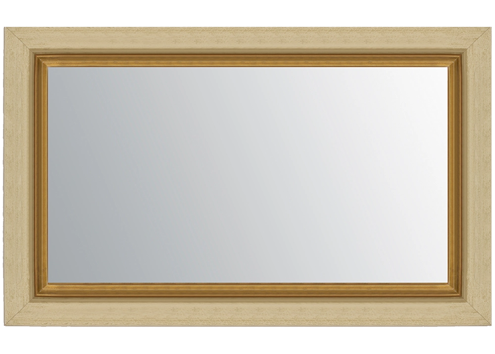 Senelar Ivory Gold Mirror TV Frame