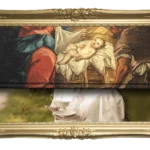 double swept gold Art TV Frame