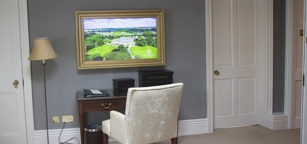 43 Regency Mirror TV Frame - Rushton Hall Hotel