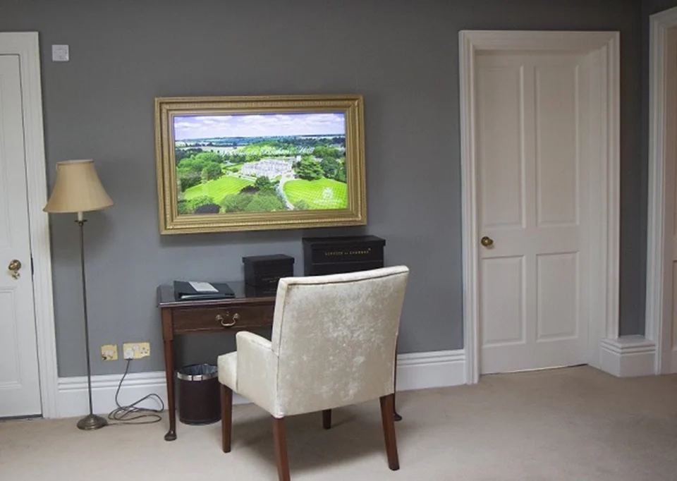 43 Regency Mirror TV Frame - Rushton Hall Hotel